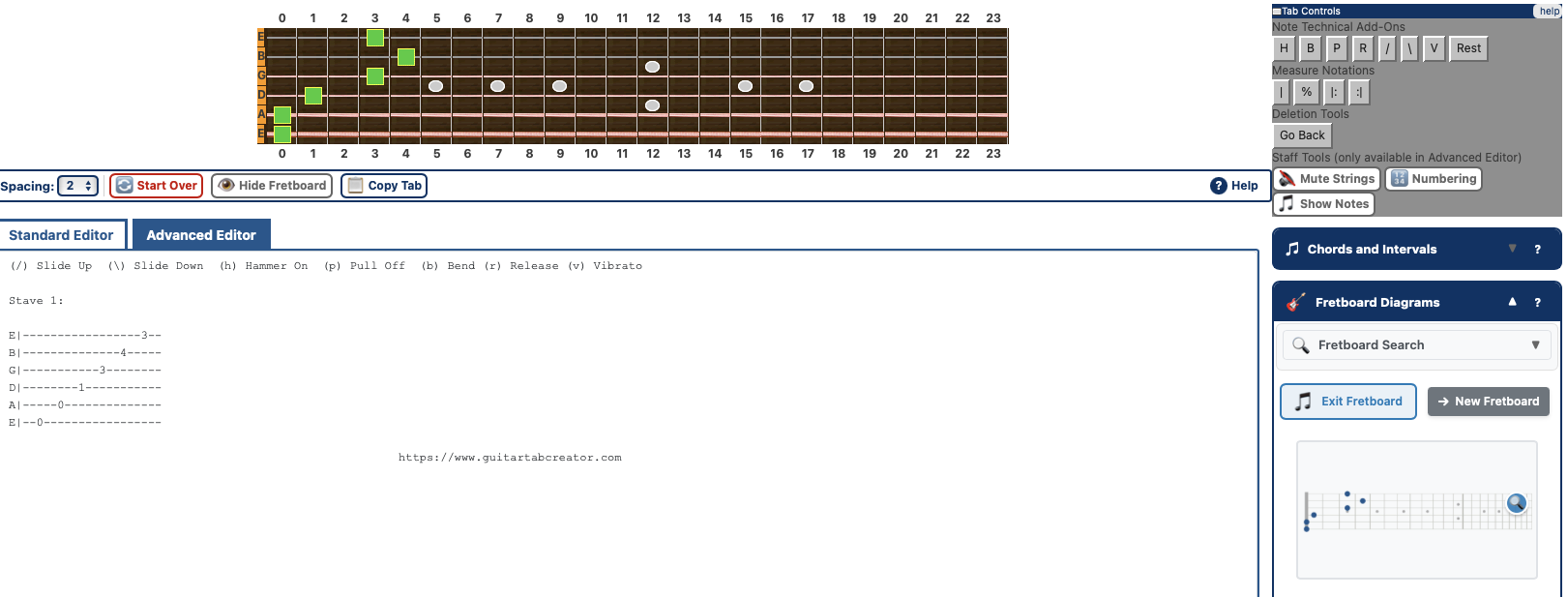 expanded fretboard maker